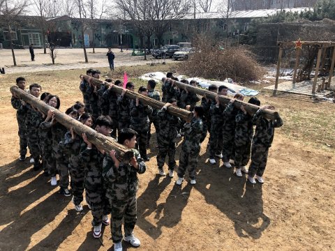 北京极致车网员工军事化拓展训练营